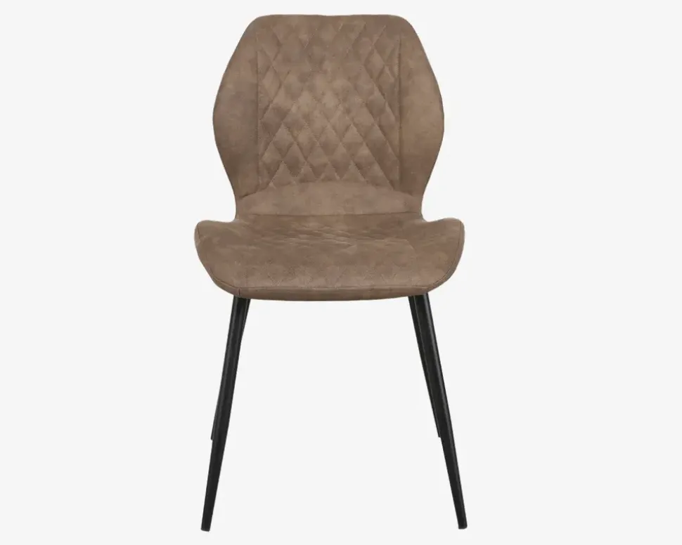 Spisebordsstol med antikt look på stoffet