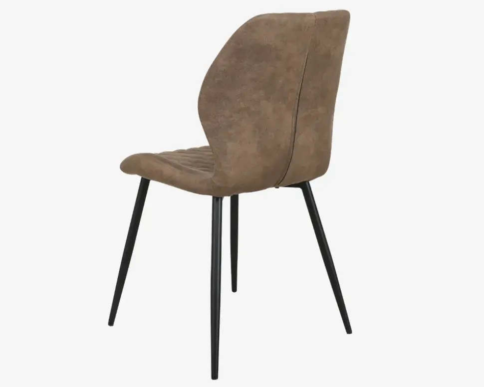 Spisebordsstol med antikt look på stoffet