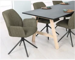 Spisebordsstol med armlæn