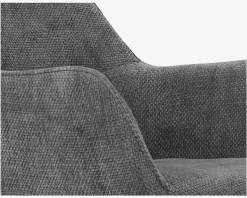 Spisebordsstol med armlæn i grå