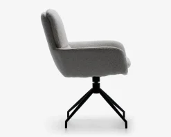 Spisebordsstol med armlæn og rotation