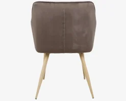 Spisebordsstol med armlæn i beige