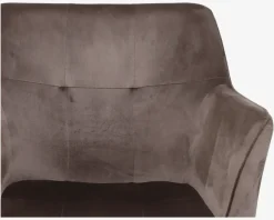 Spisebordsstol med armlæn i beige