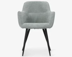 Spisebordsstol med armlæn i lysegrøn