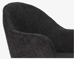 Spisebordsstol med armlæn i grå