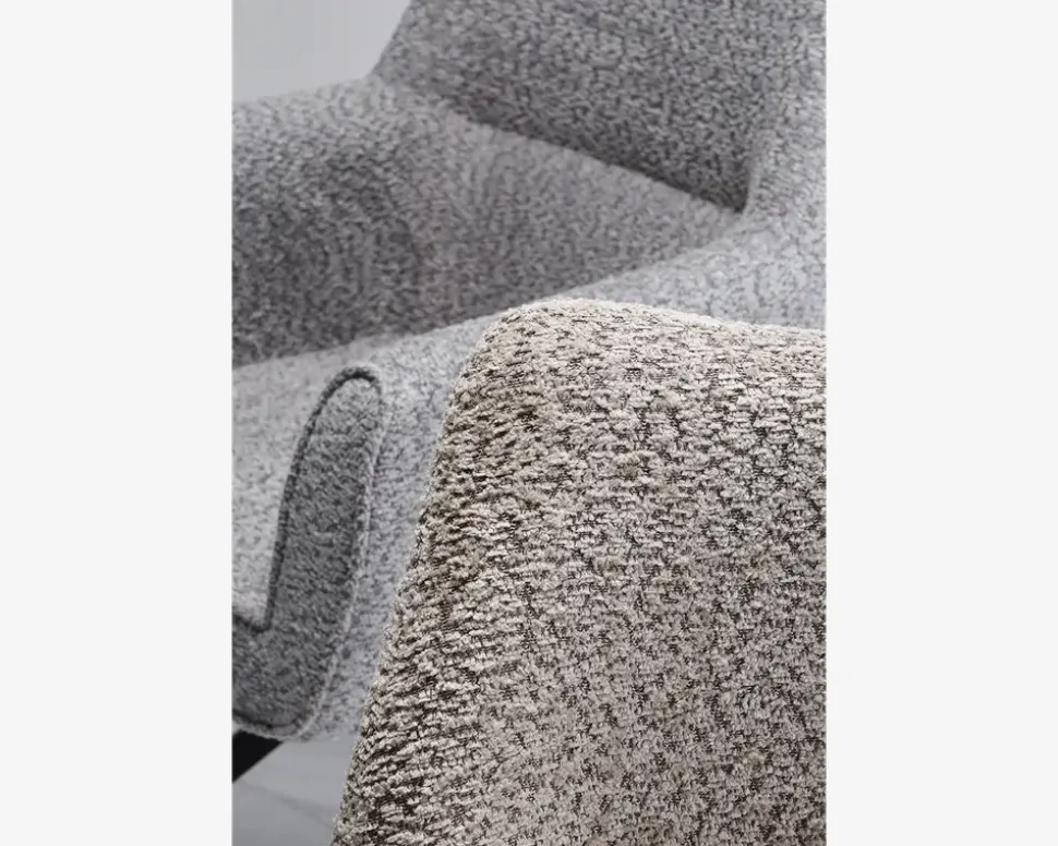 Spisebordsstol med armlæn grå