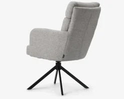 Spisebordsstol med armlæn beige