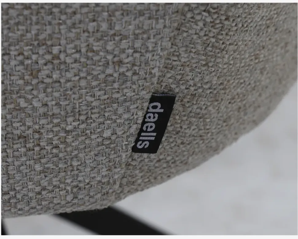 Spisebordsstol med armlæn beige