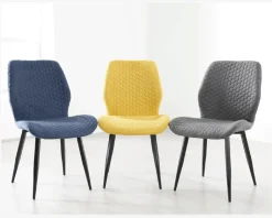 Spisebordsstol med bredt sæde