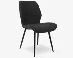 Spisebordsstol med bredt sæde