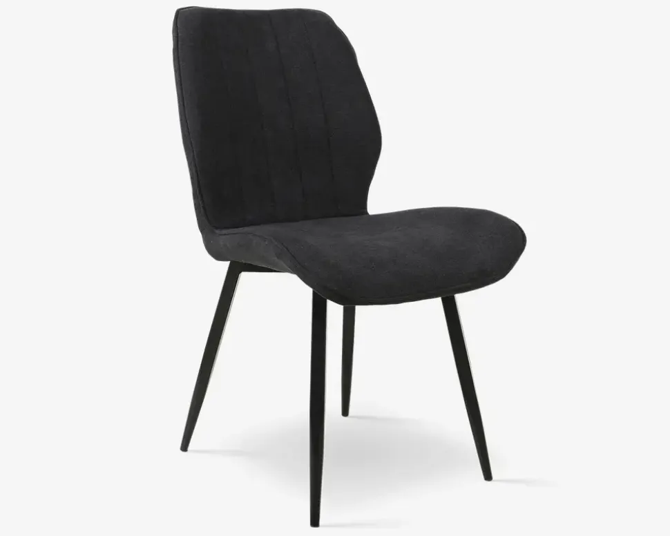 Spisebordsstol med bredt sæde