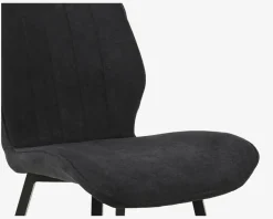 Spisebordsstol med bredt sæde