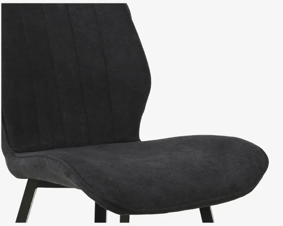 Spisebordsstol med bredt sæde