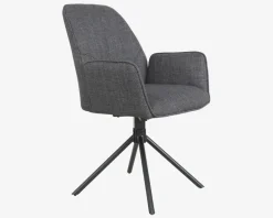 Spisebordsstol med drejestel og armlæn