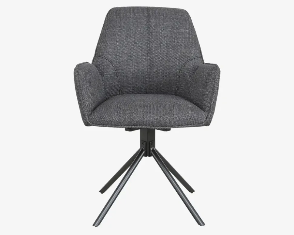 Spisebordsstol med drejestel og armlæn