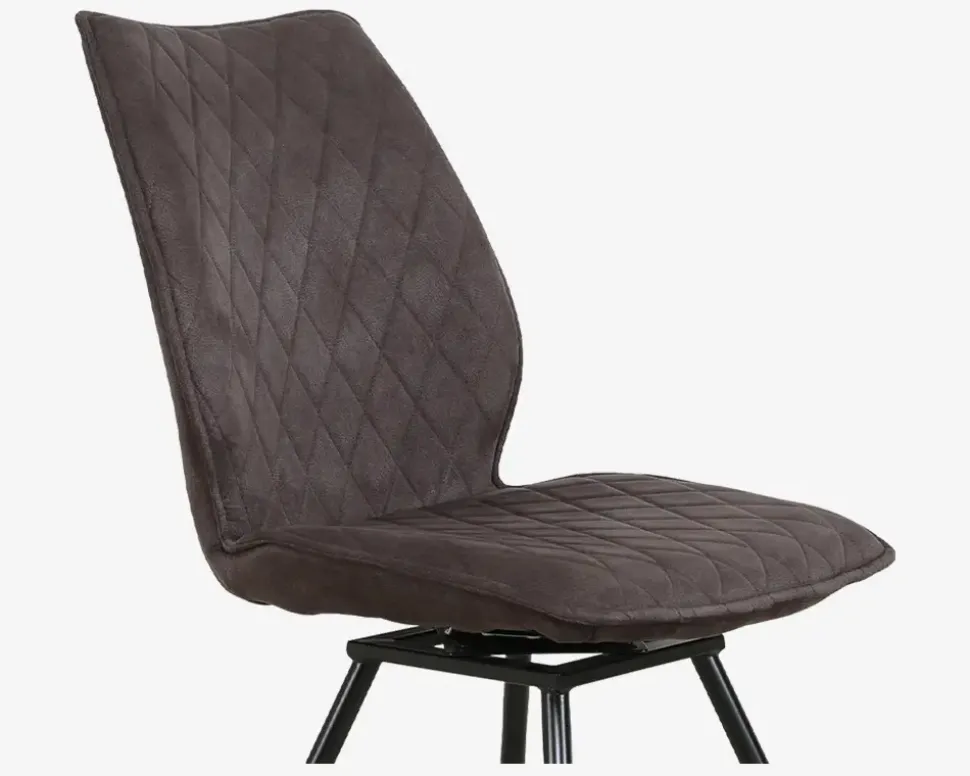 Spisebordsstol Navarra i antracit med drejestel