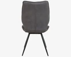 Spisebordsstol Navarra mørk grå med drejstel