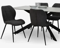 Spisebordsstol style i antracit