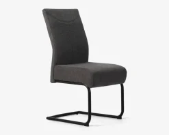 Spisestuestol posefjedre i sædet antracit