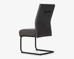 Spisestuestol posefjedre i sædet antracit
