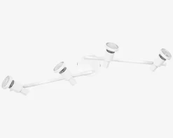 Spot 4xGU10 hvid L.68,4 cm