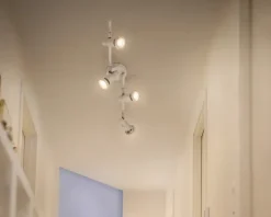 Spot 4xGU10 hvid L.68,4 cm