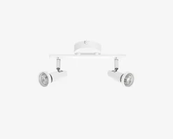 Spot 2xGU10 hvid L.25,6 cm