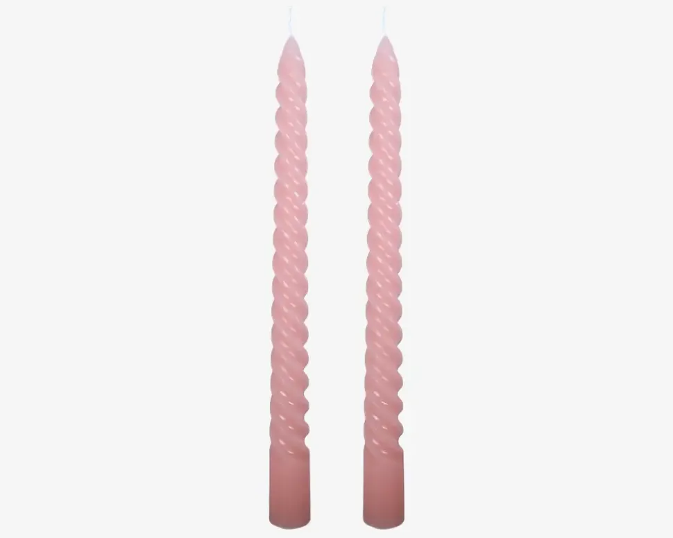 Stearinlys Snoet Rosa