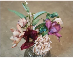 Stilk Pæon Lyserød H.30 cm