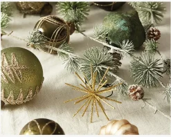 Stjerne M.Snor Guld Ø.10cm