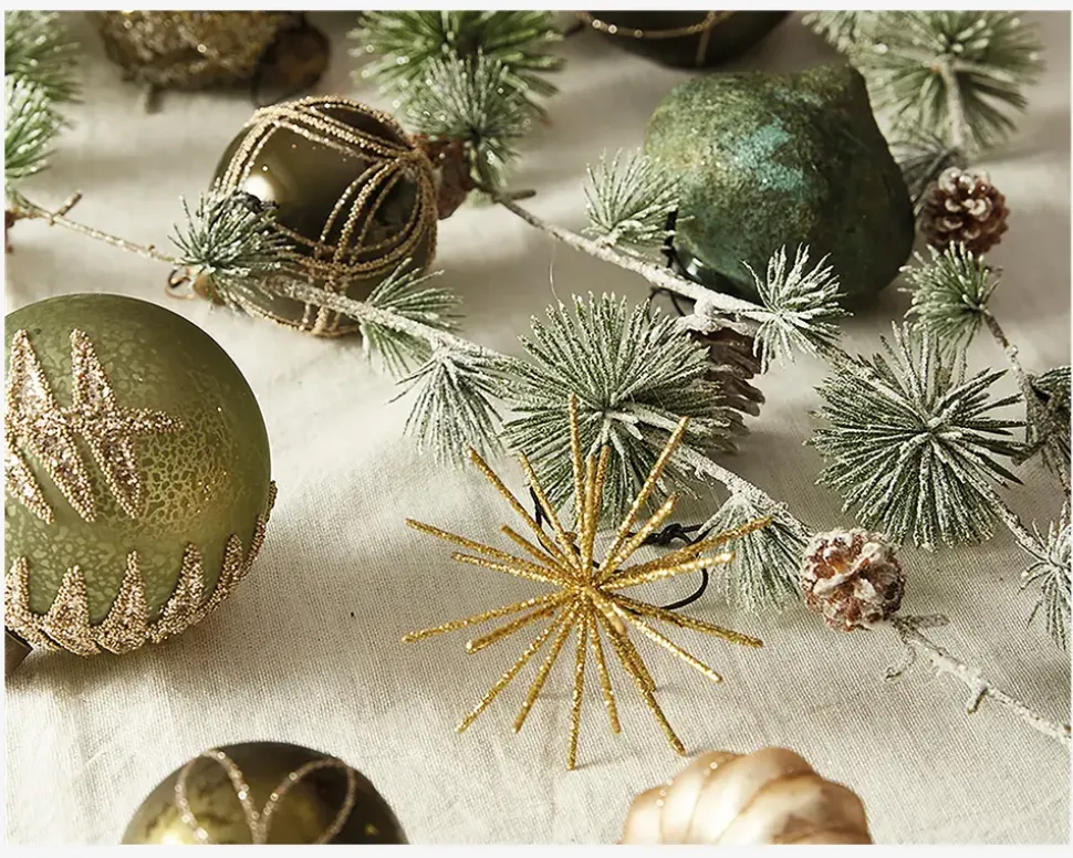 Stjerne M.Snor Guld Ø.10cm