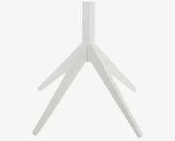 Stumtjener Ascot hvid