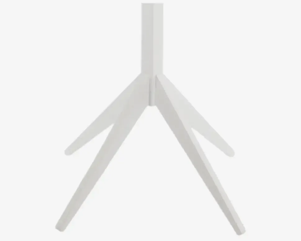 Stumtjener Ascot hvid