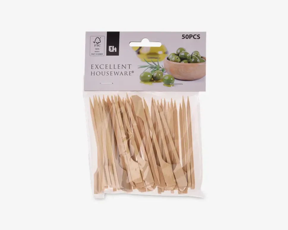 Tapas Spyd Bambus 9cm 50 Stk.