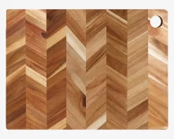 Tapas/Pizzabræt Sildeben Acacie Træ 48x35cm