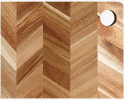 Tapas/Pizzabræt Sildeben Acacie Træ 48x35cm