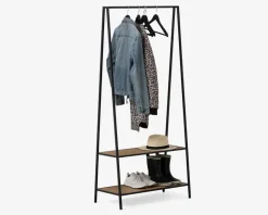 Tøjstativ Seaford eg/sort