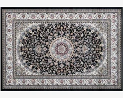 Tæppe Leonardo sort 133x195 cm