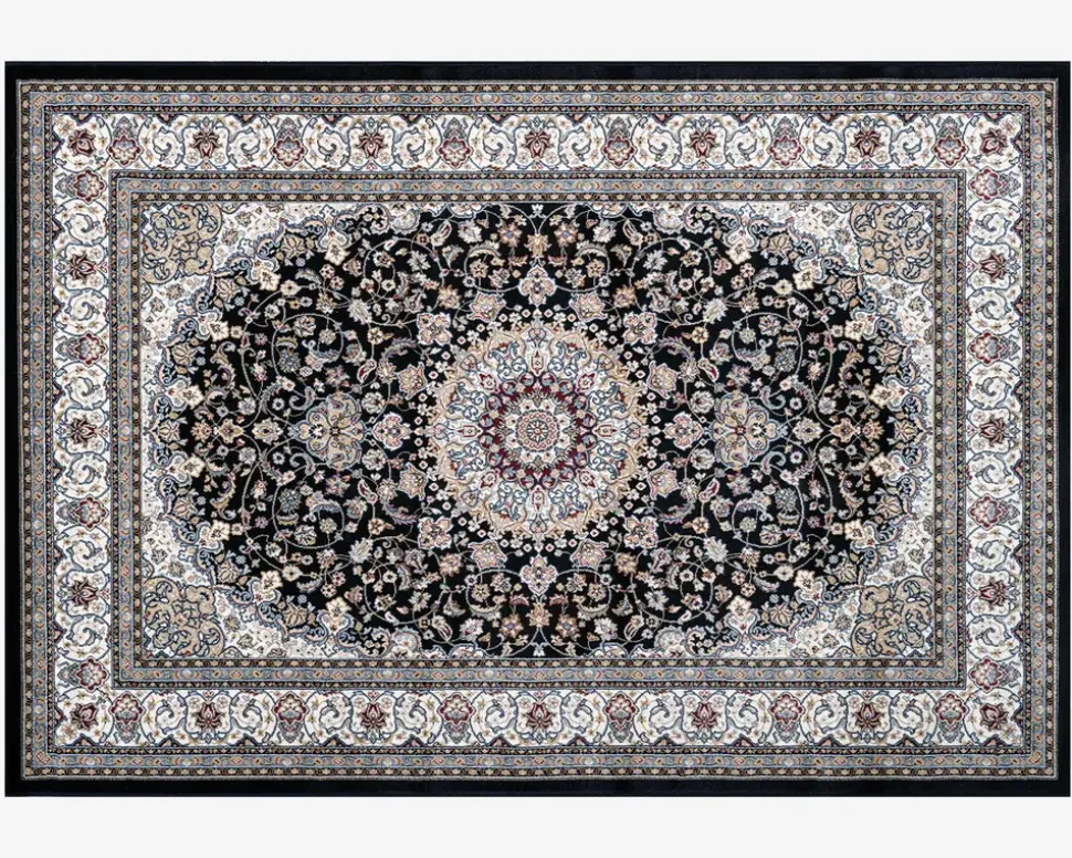 Tæppe Leonardo sort 133x195 cm