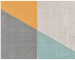 Tæppe London Gul 140x200 cm