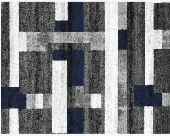 Tæppe Luna Blå 133x195 cm