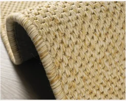 Tæppe Monaco sandfarvet Ø. 160 cm