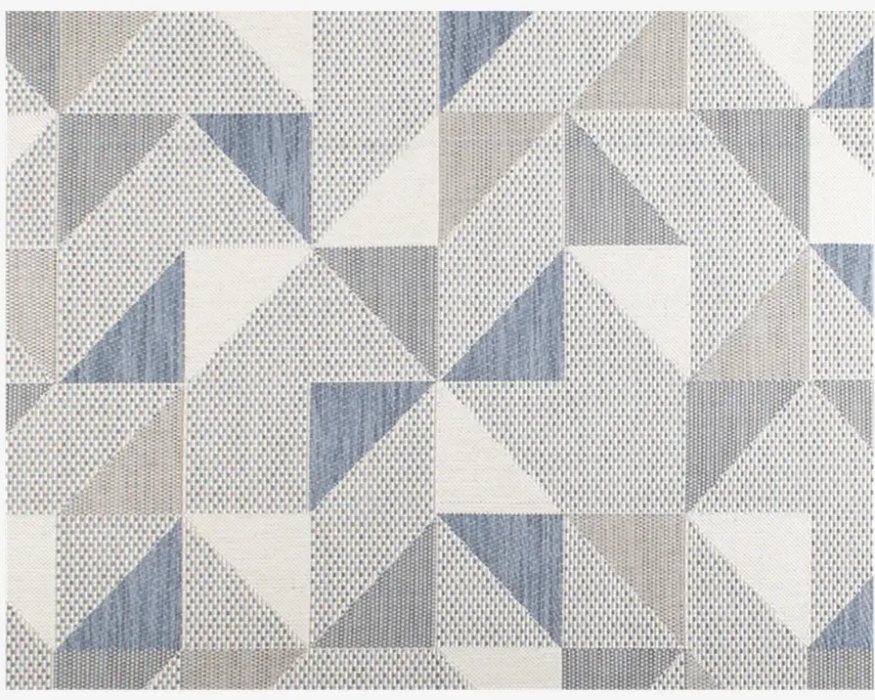 Tæppe Paris Cream/Blå 160x230 cm