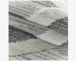 Tæppe Pisa mørk grå/hvid 160 x 200 cm