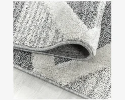 Tæppe Pisa mørk grå/hvid 160 x 200 cm