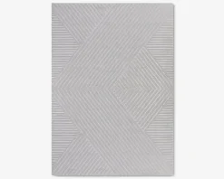 Tæppe Sahara sølvfarvet 160 x 200 cm