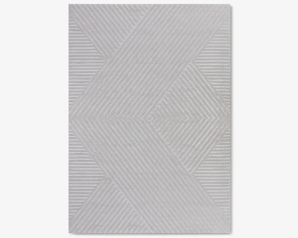 Tæppe Sahara sølvfarvet 160 x 200 cm