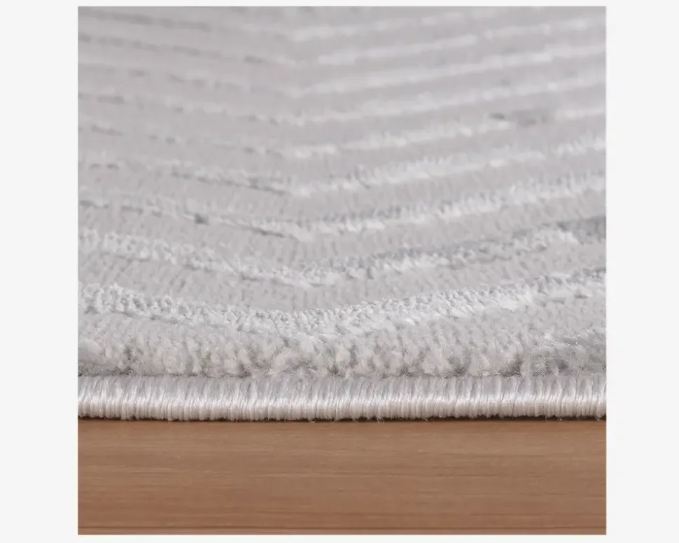 Tæppe Sahara sølvfarvet 160 x 200 cm