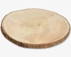 Træskive med bark Ø.30 x H.2 cm