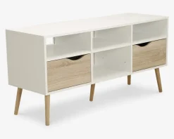 Tv Bord Delta Hvid/Eg